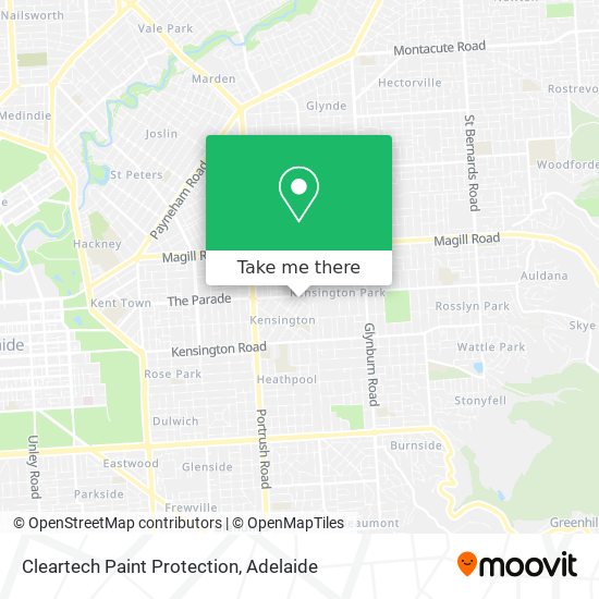 Cleartech Paint Protection map