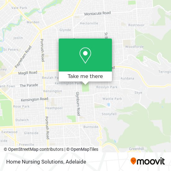 Home Nursing Solutions map