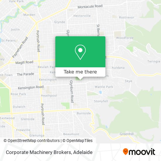 Corporate Machinery Brokers map