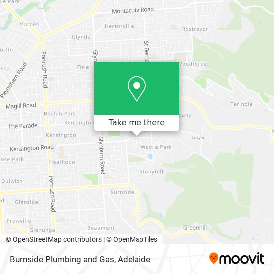 Burnside Plumbing and Gas map