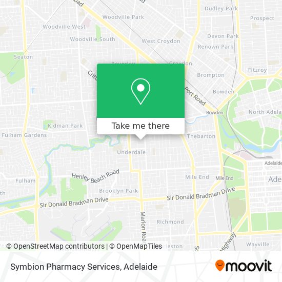 Symbion Pharmacy Services map