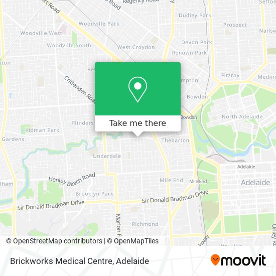 Mapa Brickworks Medical Centre