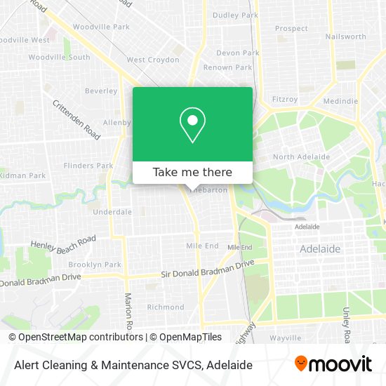 Alert Cleaning & Maintenance SVCS map