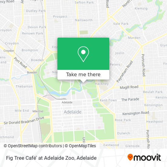 Fig Tree Café' at Adelaide Zoo map