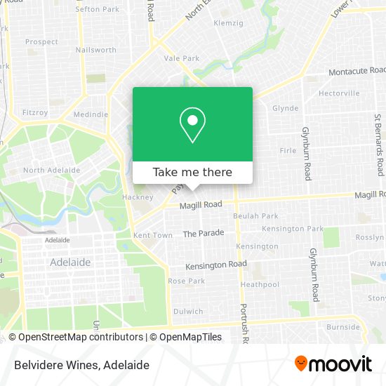 Belvidere Wines map