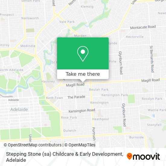 Stepping Stone (sa) Childcare & Early Development map