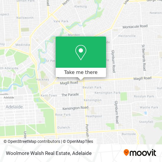 Mapa Woolmore Walsh Real Estate