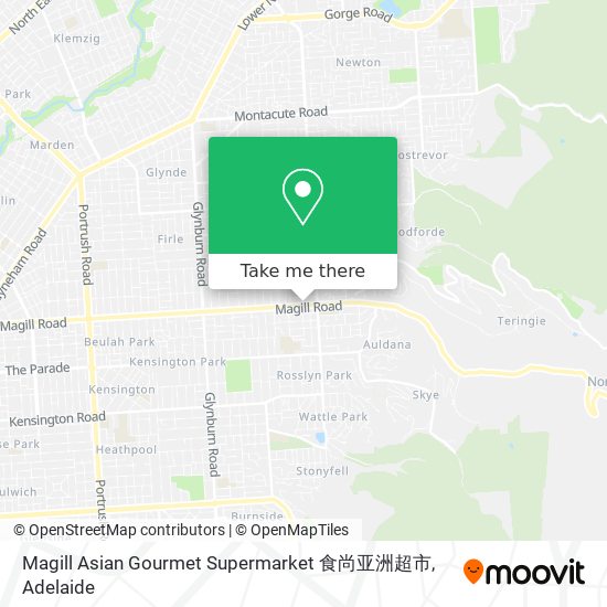 Magill Asian Gourmet Supermarket 食尚亚洲超市 map