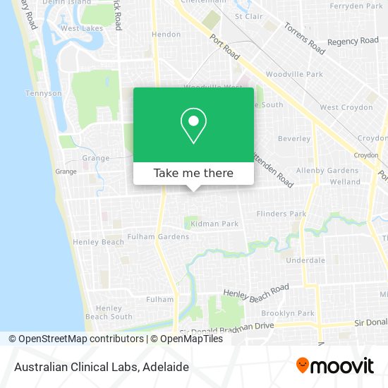 Mapa Australian Clinical Labs