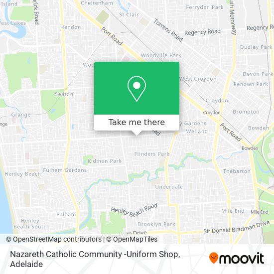 Nazareth Catholic Community -Uniform Shop map