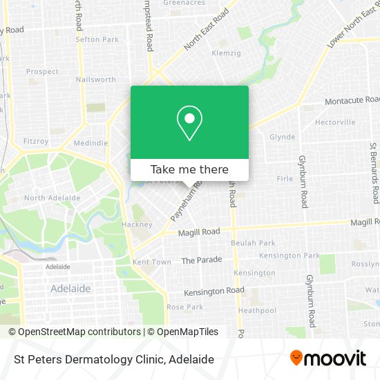 St Peters Dermatology Clinic map