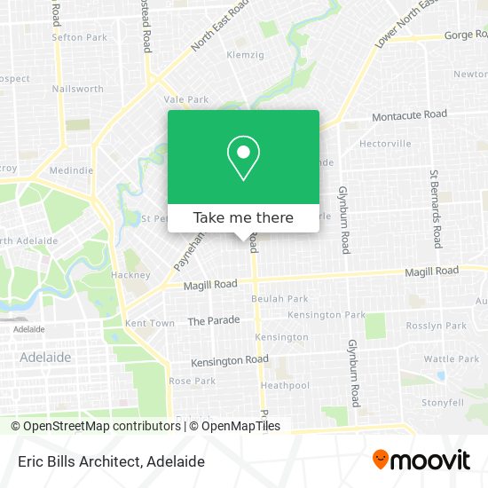Eric Bills Architect map