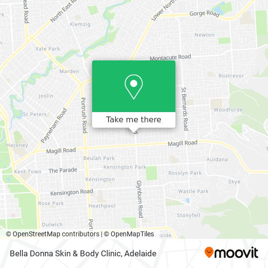 Mapa Bella Donna Skin & Body Clinic