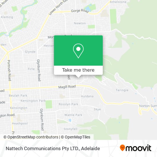 Nattech Communications Pty LTD. map