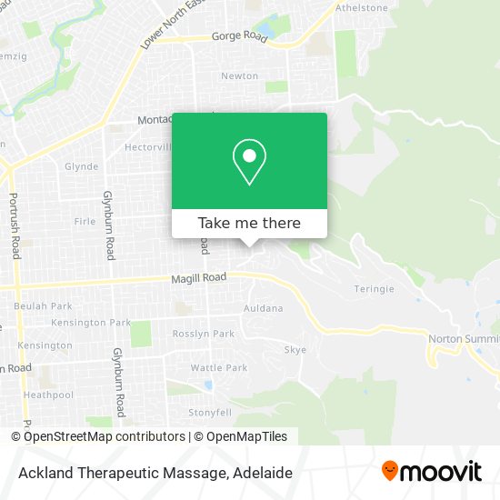 Mapa Ackland Therapeutic Massage