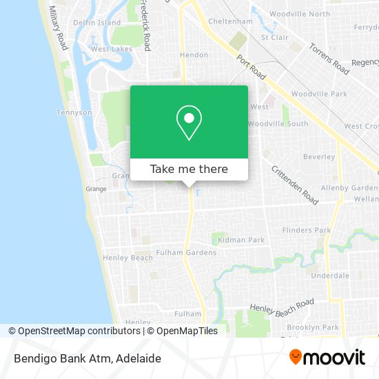 Bendigo Bank Atm map