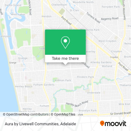 Mapa Aura by Livewell Communities