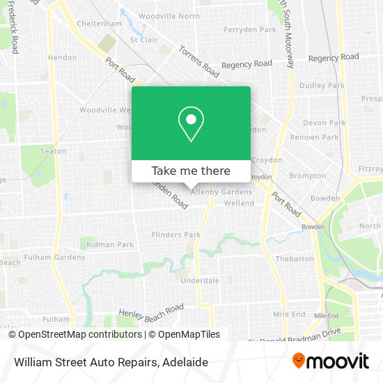 William Street Auto Repairs map