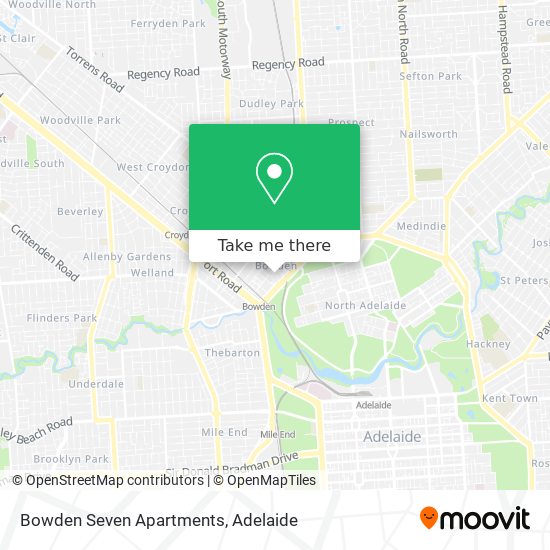 Bowden Seven Apartments map