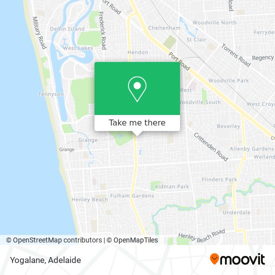 Yogalane map