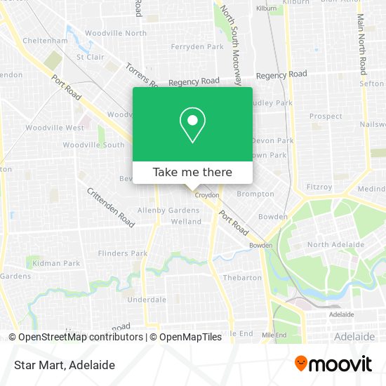 Star Mart map