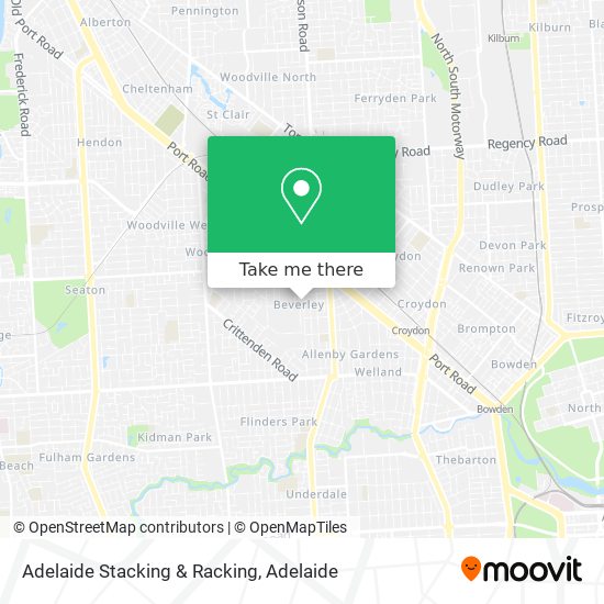 Adelaide Stacking & Racking map