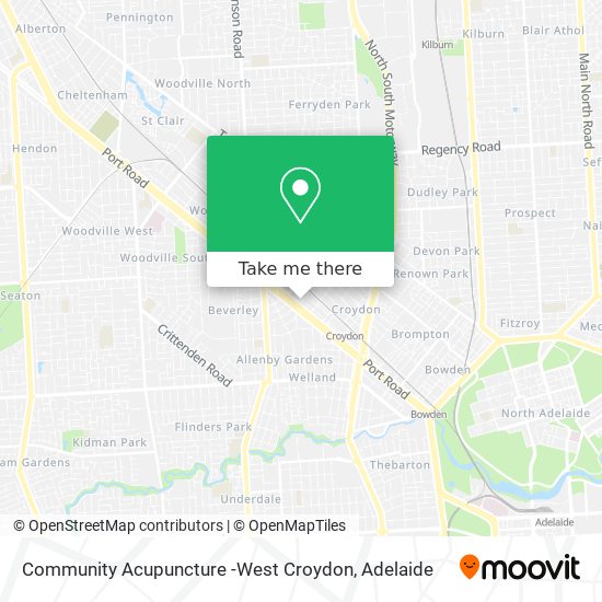 Mapa Community Acupuncture -West Croydon