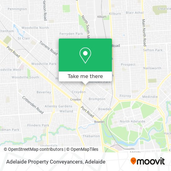 Adelaide Property Conveyancers map