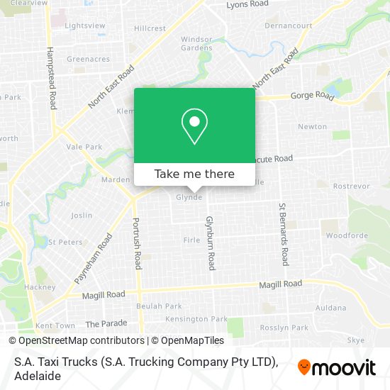 S.A. Taxi Trucks (S.A. Trucking Company Pty LTD) map