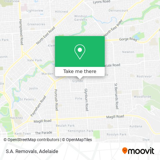 S.A. Removals map