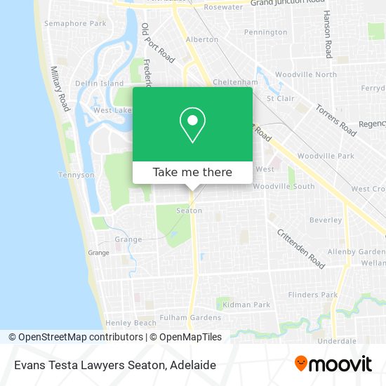 Evans Testa Lawyers Seaton map