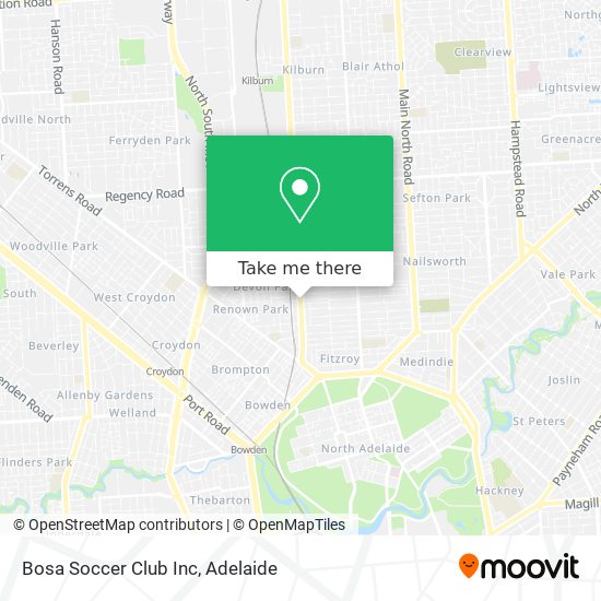 Bosa Soccer Club Inc map