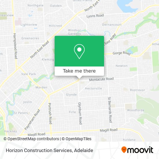 Horizon Construction Services map