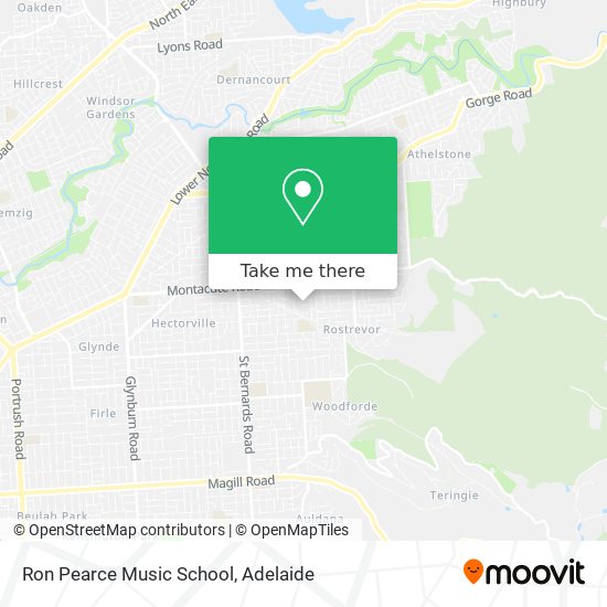 Ron Pearce Music School map