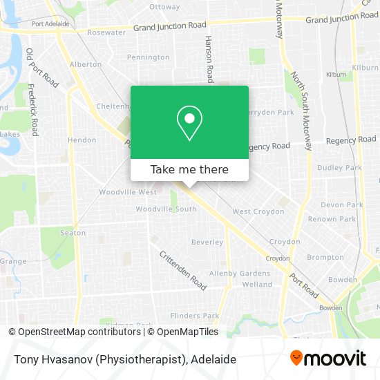 Tony Hvasanov (Physiotherapist) map