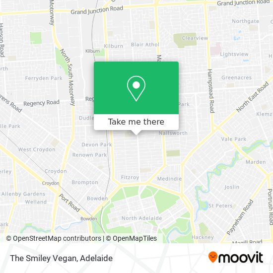 Mapa The Smiley Vegan