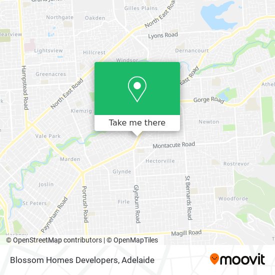 Blossom Homes Developers map