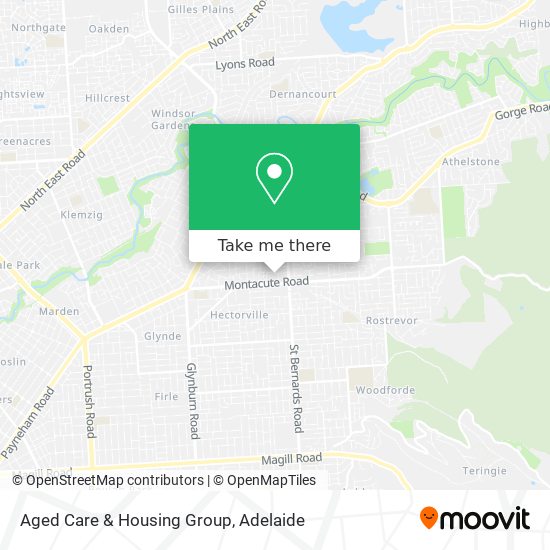 Aged Care & Housing Group map