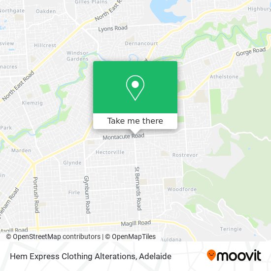 Hem Express Clothing Alterations map