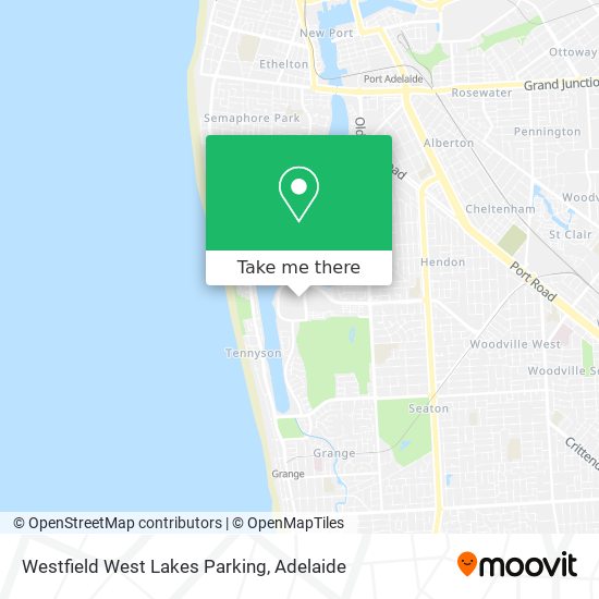 Mapa Westfield West Lakes Parking