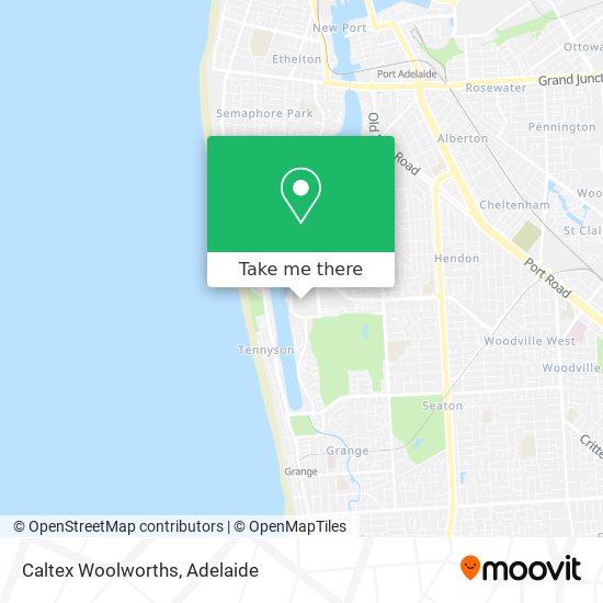 Caltex Woolworths map