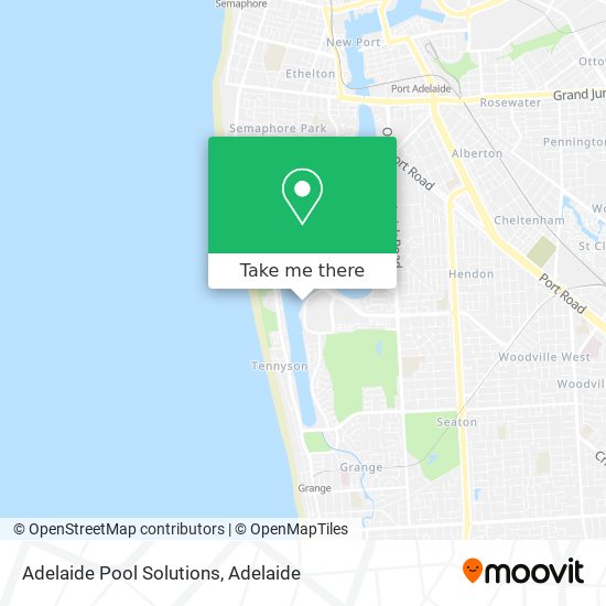 Mapa Adelaide Pool Solutions