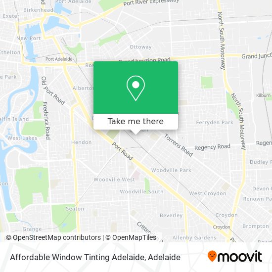 Affordable Window Tinting Adelaide map