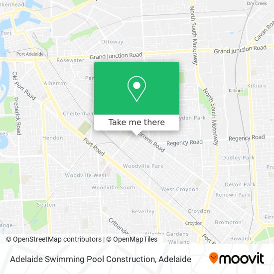 Adelaide Swimming Pool Construction map
