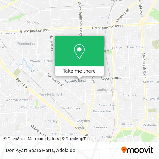 Don Kyatt Spare Parts map