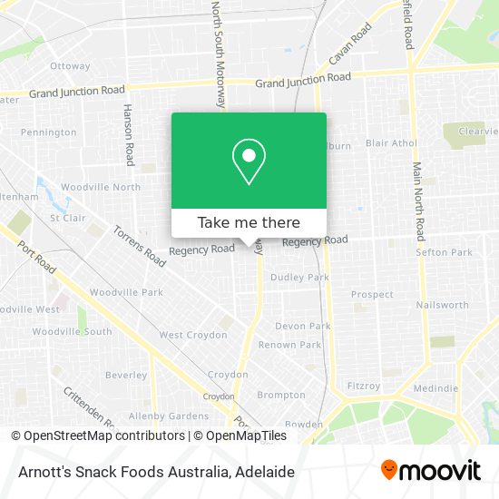 Mapa Arnott's Snack Foods Australia