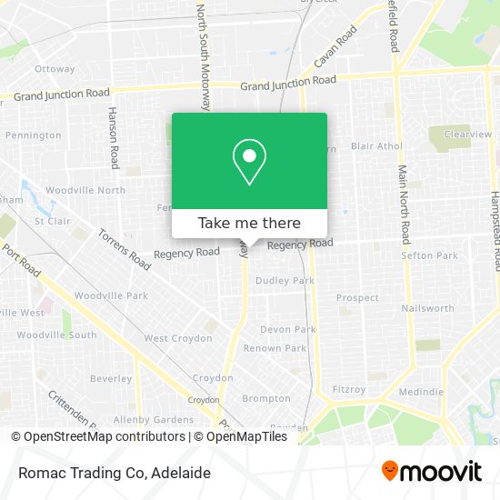 Romac Trading Co map