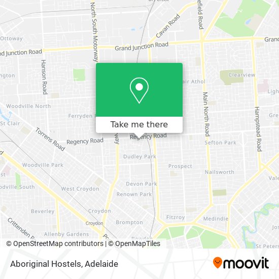 Aboriginal Hostels map