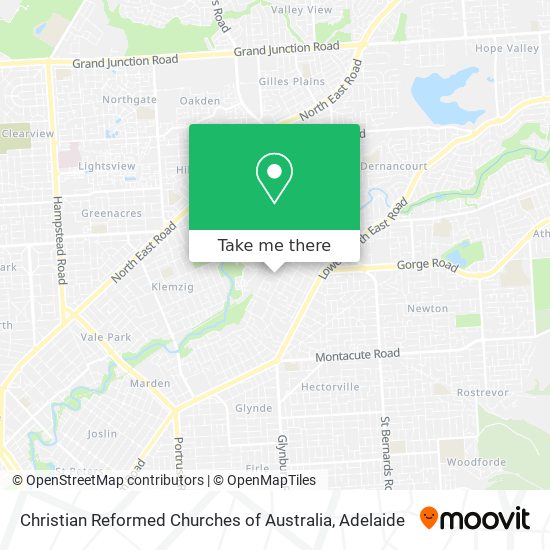 Christian Reformed Churches of Australia map