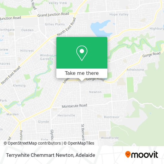 Terrywhite Chemmart Newton map